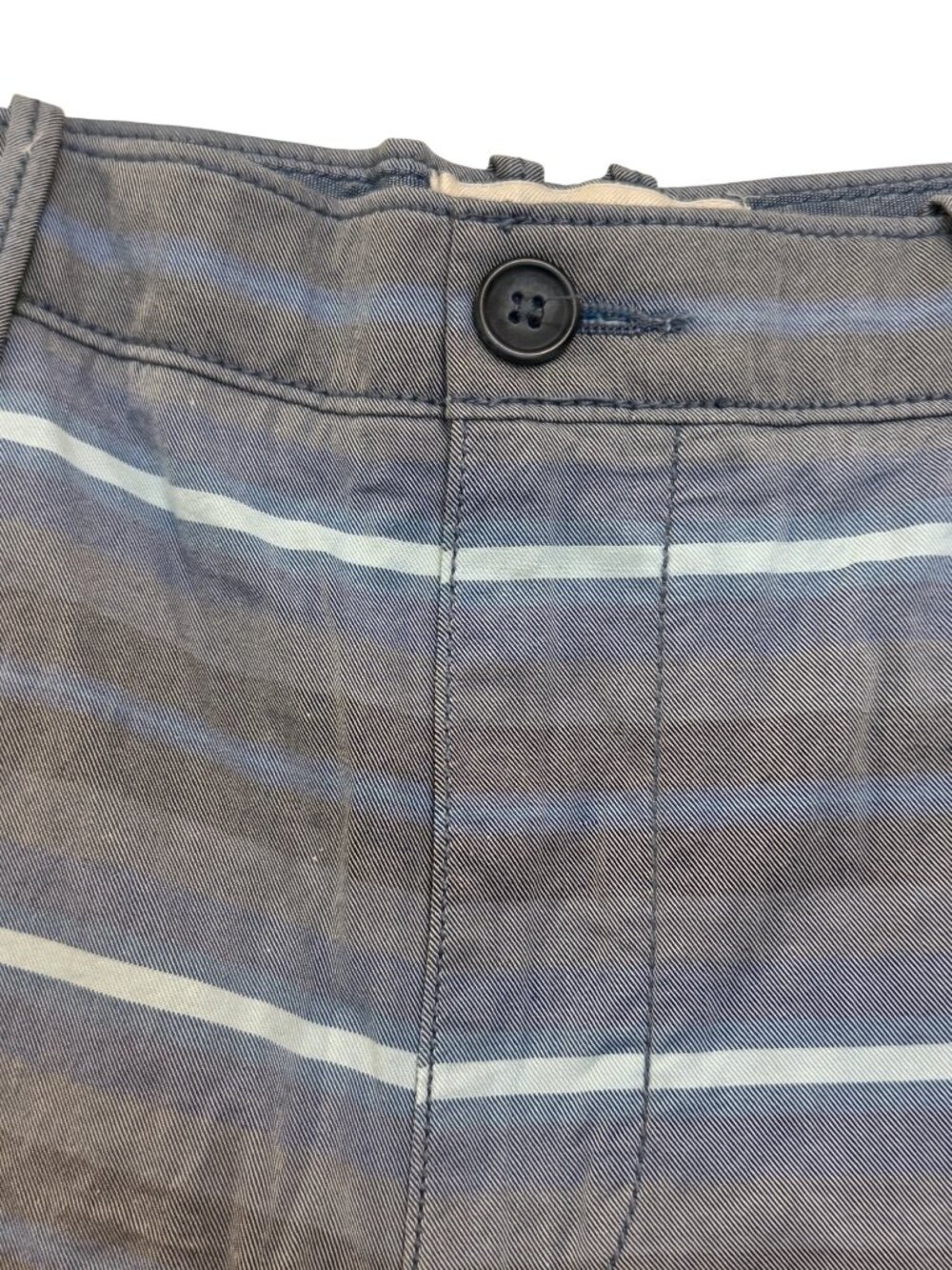 Original Penguin By Munsingwear Mens Striped Flat-Front Shorts Size 33 - Picture 4 of 7
